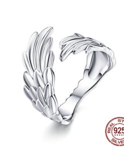 Anillo alas de angel plata (1)