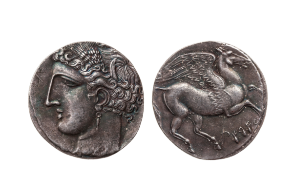moneda de plata antigua